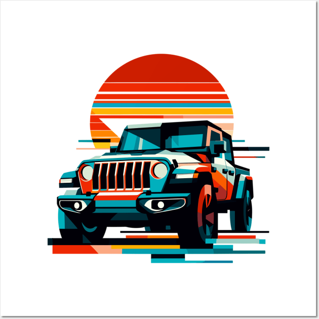 Jeep Gladiator Wall Art by Vehicles-Art